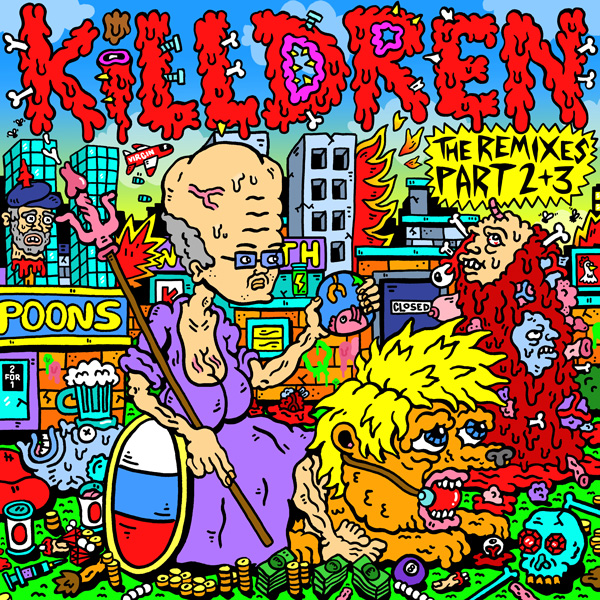 Killdren - The Remixes part 2 & 3 cover art